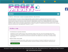 Tablet Screenshot of profimarket.pl